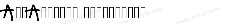 AG-Arsis_E Normal字体转换